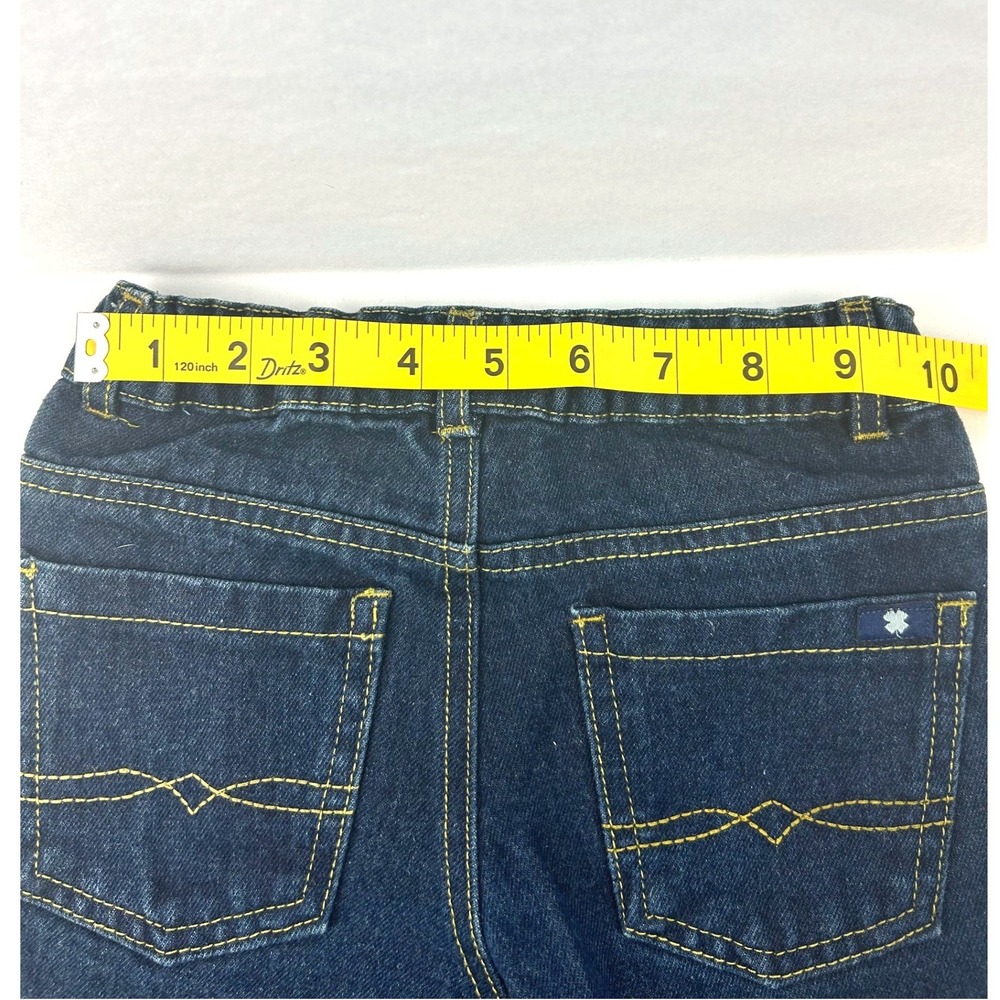 Lucky Brand Toddler Boys Dark Wash Denim Jeans Size 3T Elastic Waist - Picture 8 of 10